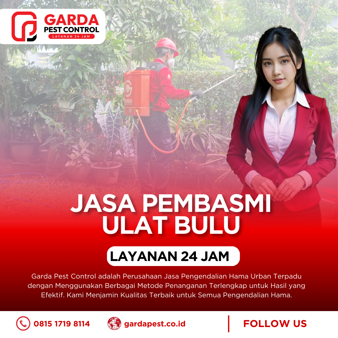 Jasa Pembasmi Ulat Bulu Pohon di Tangerang Hingga Tuntas