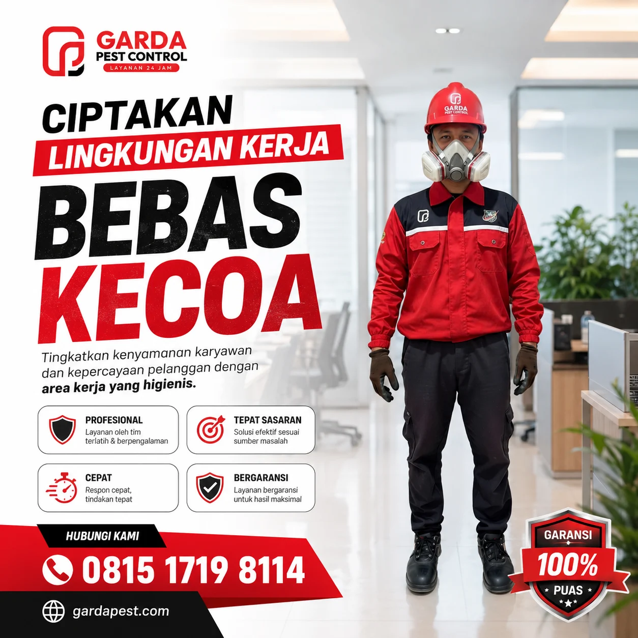 Jasa Pembasmi Kecoa di Tangerang Banten