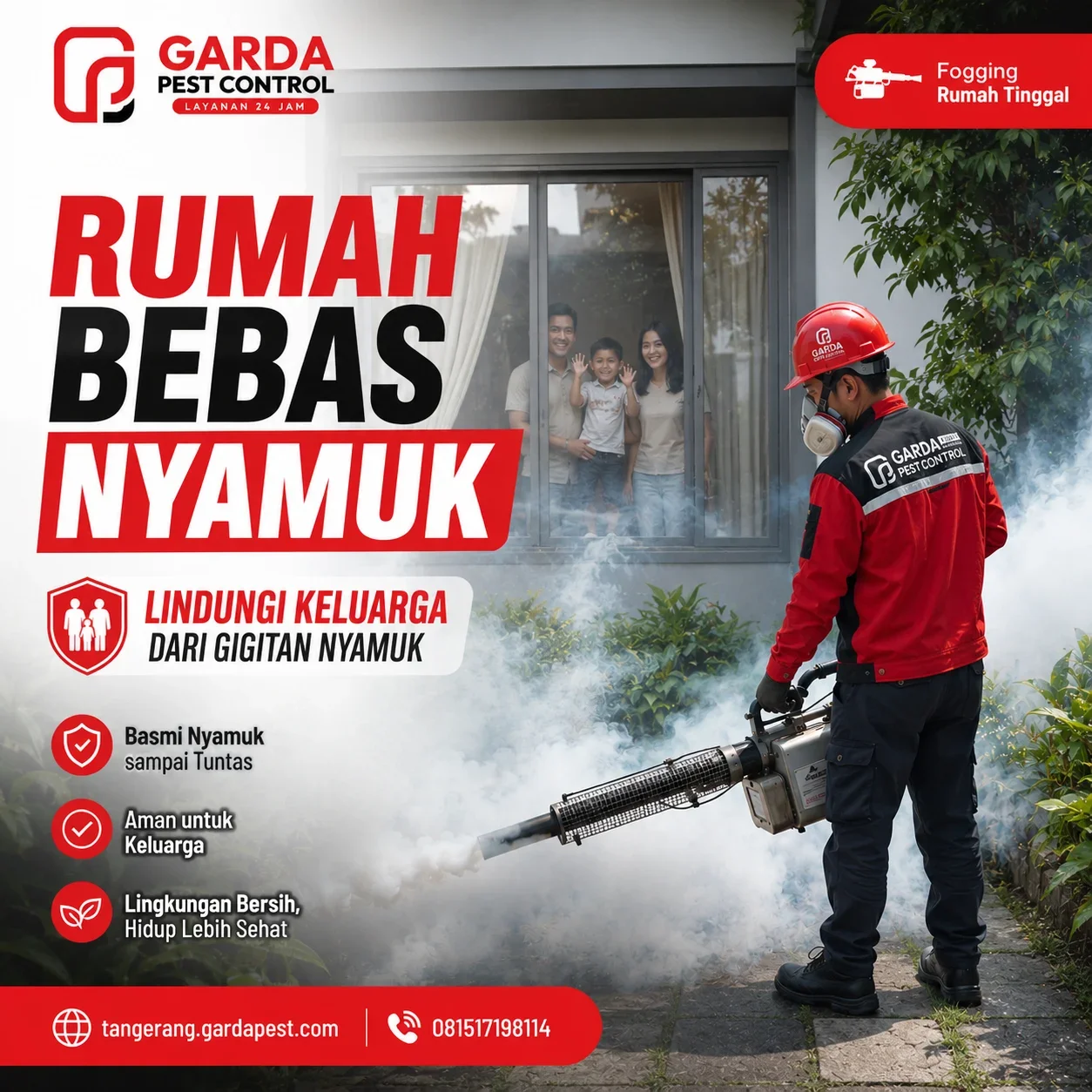 Jasa Fogging Nyamuk untuk Pabrik dan Area Komersial Tangerang dari Agata Pest Control