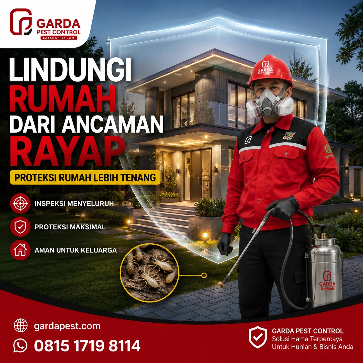 Jasa Pembasmi Rayap Gudang dan Pabrik Tangerang