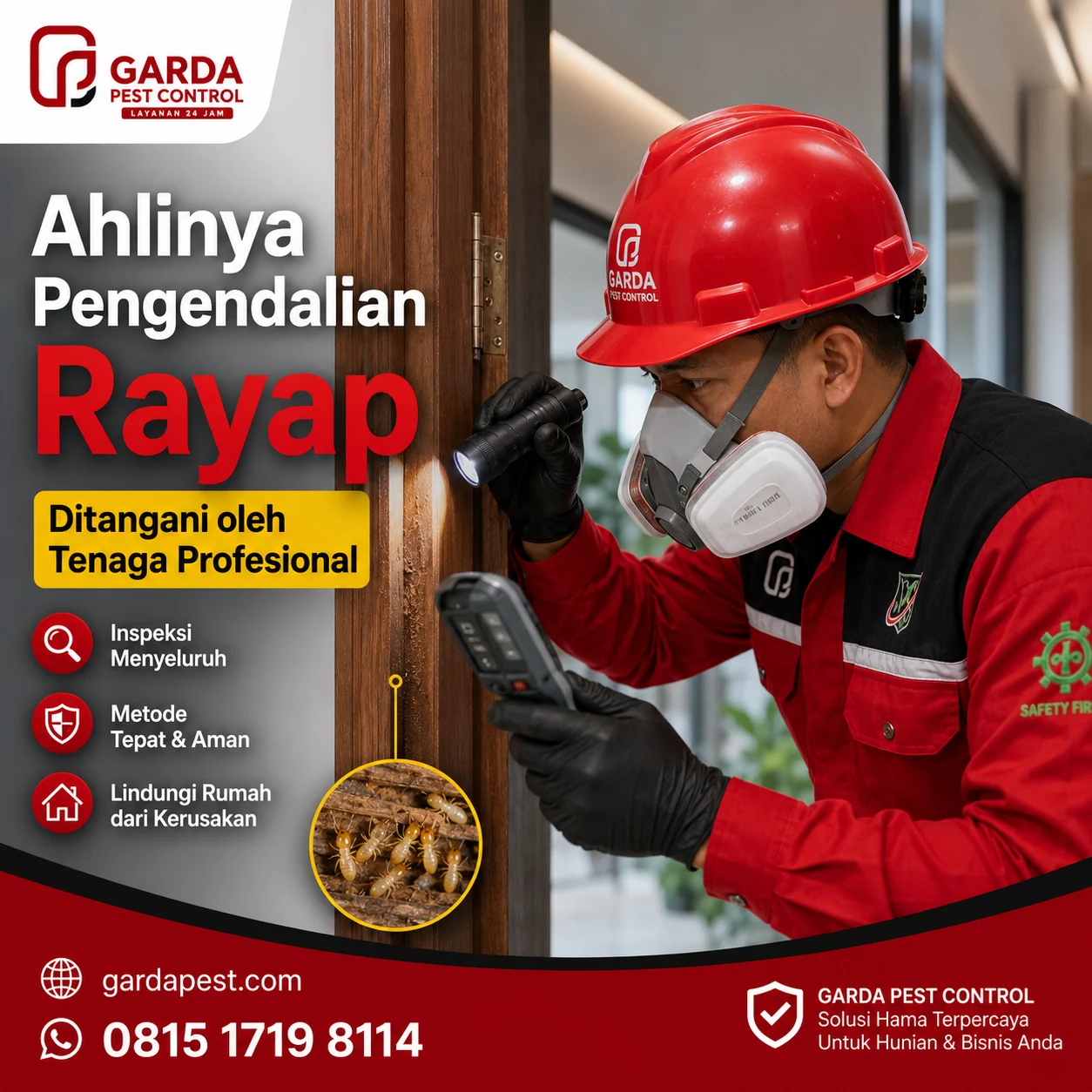 Jasa Pembasmi Rayap Gudang dan Pabrik Tangerang