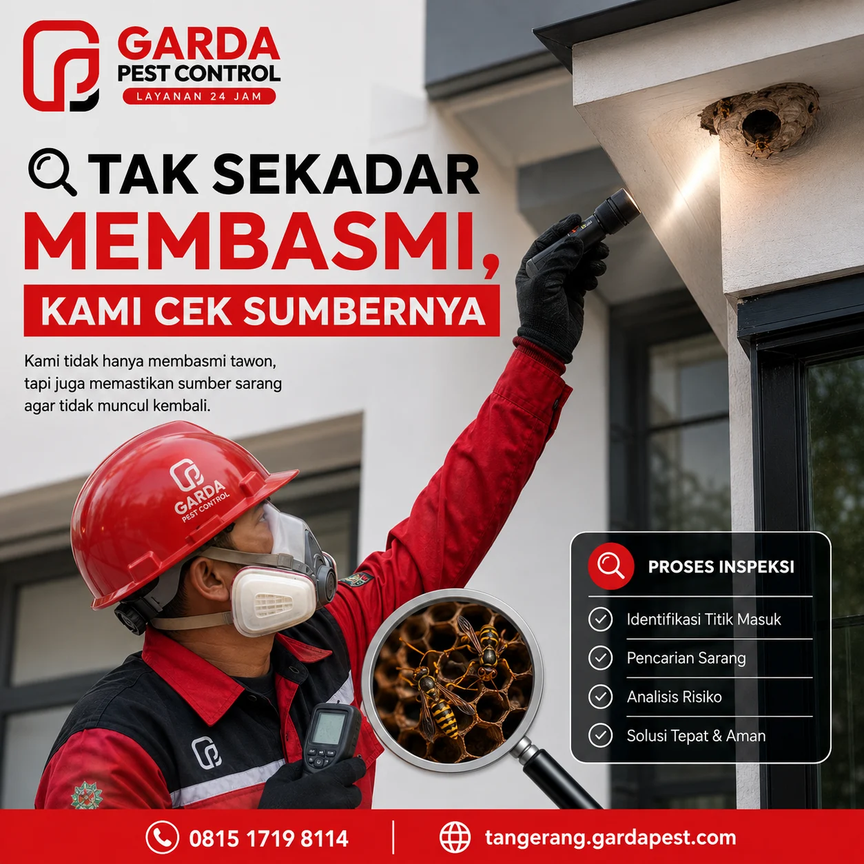 Rincian Biaya Jasa Pembasmi Tawon di Tangerang dan Estimasi Harganya