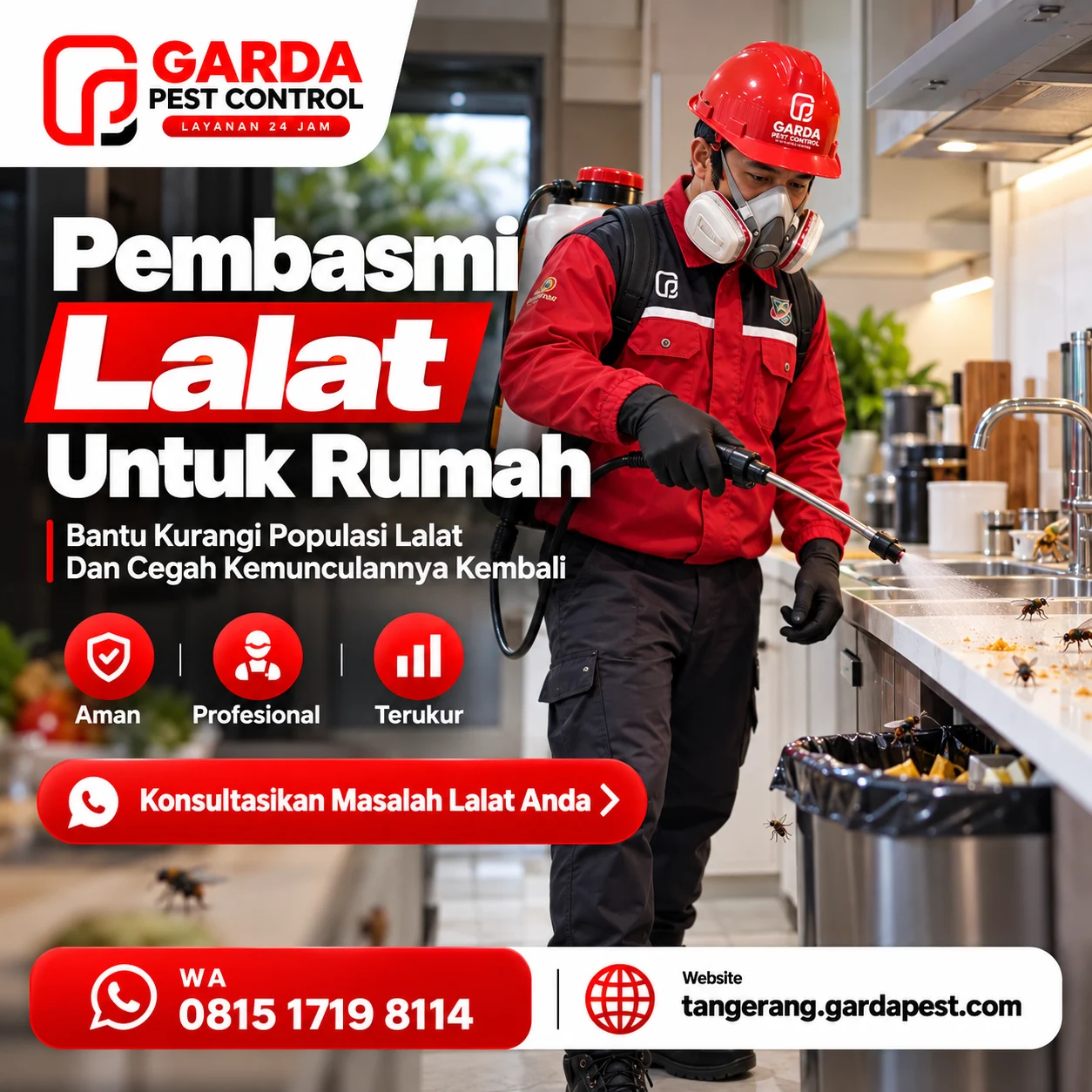 Jasa Pembasmi Lalat Layanan 24 Jam